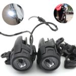 Pack 2 40W LED Auxiliary Fog Light Assemblies Safety Driving Lamp Motorcycle for BMW R1200GS F800GS