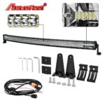 Autofeel 52″ Curved Led Light Bar Triple Row 783W 78300LM 7D Spot Flood Combo Beam for Off Road Jeep ATV AWD SUV 4WD 4×4 Pickup