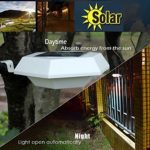 Solar Light, Hatop LED Solar Powered Stairs Fence Garden Security Lamp Outdoor Waterproof Light