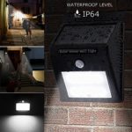 Solar Light, Hatop 8 LED Solar Power PIR Motion Sensor Wall Light Outdoor Garden Waterproof Lamp