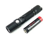 ATACTICAL A1 550 lm Pocket-Sized LED Torch Super Bright LED Flashlight, Black