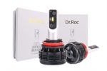 Dr.Roc A8 led headlight conversion kit 9005 – [2018 New Version,Shocked Lighting Effect,3 Yrs Warranty] – 9200 Lumens,Crystal White,Quite,Stable,lighting Instantly