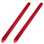 2 pcs 17 inch 23 diodes LED Clearance ID Strip Marker Light Indicator,Work as Stop Turn Tail light,Rear Brake Light Bar for 12V vehicles like Car Trailer Bus Truck Boat RV – 2 Red