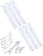 LED Concepts Under Cabinet & Closet Linkable LED T5 Light Bar – Ultra Slim, Cool-Touch Design – Great for Kitchen Counter Lighting –ETL Listed Power Supply (22″ Inch -6PK, White)