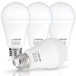 LOHAS LED Bulb 100-150W Equivalent, LED Light Bulbs Daylight 5000k, White A19 Bulb 17W, E26 Edison Base LED Lights, LED Home Lighting Lamps, Non-Dimmable(4 Pack)