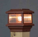 Titan 12V Deck Light, 18W (Non-LED), 3-1/2″ Post, Brown (CLOSEOUT)