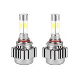 OUTAD 9006(HB4) LED Headlight CREE Bulbs Conversion Kits 8000LM 6000K White Lamps, 55W/Bulb, COB Chips