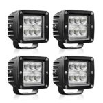 AUTOSAVER88 4PACK LED Pods 4″ 32W, 3200LM Flood Off Road Fog Work Lights Super Bright Waterproof for Motorcycle Trucks Jeep ATV Boats, 2 Year Warranty