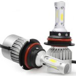 Best Cooling 72W 8000LM 6500K 9007 Led Headlight Bulbs, All-In-One 9007 Led Headlight Conversion Kit