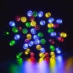 GBSELL 20.4 M 200 LED Solar Lamps String Christmas Wreaths Wedding Party Outdoor Decoration Light (Multicolor)