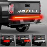 AMBOTHER 5-Function 48″/49″ Truck Tailgate Side Bed Light Strip Bar 3528-72LEDs Waterproof IP67, Turn Signal, Parking, Brake, Reverse Lights for SUV Jeeps RVfor Dodge Ram Chevy GMC Red/White