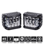 KAWELL Dual Side Shooter Led Cube 45W Led Work Light Off Road Led Light Driving Light Super Bright for SUV Truck Car ATVs