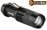 SWAT Tactical LED Flashlight – Small and Powerful Pocket Size LED Flashlight to Dominate the Darkness – Self Defense – Zoomable – Water Resistant Gear
