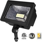 LED Floodlight 50W IP65 Waterproof Outdoor Security Fixture, 4500 Lumens 5000K Day White for Garden lawnpatio Home Yard Hotel 120-277V, Security Area Lighting, ETL DLC Listed