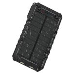 [Upgrade] KOJOTON 16000mAh Solar Charger with Led Flashing Lights IP67 Waterproof Portable External Battery Power Bank for Outdoor Travel