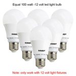 Ashialight LED 12 Volt RV Bulb,100-Watt A21 Incandescent Bulbs,Daylight,Low Voltage Light Bulb for Camper,RV Interior,Off Grid and Solar Light Fixture (6pcs of Pack)