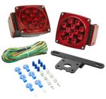 Lighting Technologies LT543 Red LED Submersible Trailer Light Kit (Trailers Under 80-” Wide)