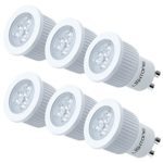 Lightone MR11 GU10 LED Bulb, 35W Halogen Bulb Equivalent, 280LM, 50° Beam Angle, Warm White, 6-Pack