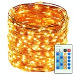 HaMi 66ft 200 LED String Lights,Waterproof Christmas Lights Fairy Lights with UL Certified, Decorative Copper Wire Lights for Bedroom,Patio,Wedding,Party – Warm White