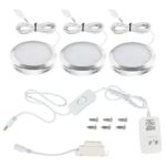 BWL Closet Lights, LED Under Cabinet Lighting Kit, 660LM Total of 7.5W, Under Counter Lighting, Kitchen Lighting, All Accessories Included, Set of 3