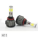 120W 12000LM CREE LED Headlight High/Low Beam Fog DRL Conversion Kit Light Bulbs 6000K White 9005 9006 9007 H4 H7 H11 H13 (H11)
