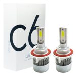 PROMAX C6 H13 LED headlight bulb conversion kit (1 pair hi/lo bulb, ultrawhite, also fit 9008, 36W)