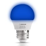 LOHAS LED G14 Light Bulb, E26 Candelabra Base, 3W Blue Light LED for 25 Watt Equivalent, Energy Saving Light Bulbs for Plant Light Grow Light, Home Lighting
