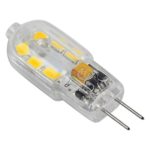 REELCO 6-Pack G4 LED Bi-Pin base Light Bulb 2Watt Mini Lamps AC DC 12V White 6000k Jc10 Bi-pin Replacement to 15W-20W halogen Bulb