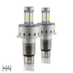 2017 All in One 100W 10000LM CREE LED Headlight High/Low Beam Fog DRL Conversion Kit Light Bulbs 6000K White 9005 9006 H4 H7 H10 H11 (H4)