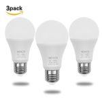 Dusk to Dawn Lights Bulb, MINGER 7W Smart LED Bulbs with Auto on/off, Indoor / Outdoor Lighting Lamp for Porch, Hallway, Patio, Garage (E26/E27, 600lumen, Warm White) [3-Pack]