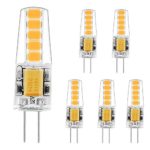 BALDER G4 LED Bulb 2W COB (Non-dimmable), [20W Halogen Bulb Equivalent], AD12V Bi-Pin Base,LM220 (Pack of 5)