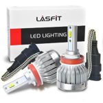 LASFIT H11 Fanless LED Conversion Kit CREE LED CHIP 6000LM 6000K Xenon White LED Headlight Bulbs
