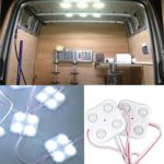 12V 40 LEDs Van Interior Light Kits LED Ceiling Light for Van Caravans Trailers Sprinter Ducato Transit VW LWB(10 Modules, White)
