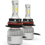 9007 Led Headlight Bulbs, Best Cooling 72W 8000LM 6500K All-In-One 9007 Led Headlight Conversion Kit