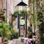 Solar Powered Wind chime,Solar Garden Lights Outdoor Colour Changing LED Metal Shopmonk