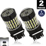 LUYED 2 X 900 Lumens Super Bright 3014 78-EX Chipsets 3056 3156 3057 3157 LED Bulbs Used For Back Up Reverse Lights,Brake Lights,Tail Lights,Xenon White