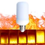 LED Flame Effect Fire Light Bulbs,3 modes Creative with Flickering Emulation Lamps,Simulated Nature Fire in Antique Lantern Atmosphere for Holiday Hotel/ Bars/ Home Decoration/ Restaurants