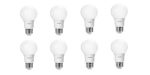 Philips LED Bulb 8 Pack 60 Watt Equivalent, Daylight (5000K) A19 Non Dimmable, Medium Screw Base