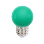 AWE-LIGHT LED Light Bulb 1W Coloured Round G45 E26 LED Color Light Bulb Lamp for Wedding Halloween Christmas Party Bar Mood Ambiance Decor (Green)