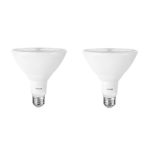 Philips LED Non-Dimmable PAR38 35-Degree Spot Light Bulb: 1200-Lumen, 5000-Kelvin, 12-Watt (100-Watt Equivalent), E26 Base, Daylight, 2-Pack