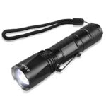Albrillo Tactical Flashlight LED Flashlights with Adjustable Focus, 5 Modes, Handheld Torch Light