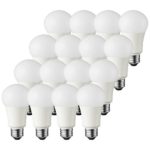 Premalux LED 60W A19 16 Pack, Daylight, Non-Dimmable Light Bulbs