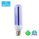 Blacklight Bulb,Lee Lighting 12W LED UV Ultraviolet Blacklight AC90-265V