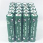 Solar Light AAA Ni-Mh 600 mAh Rechargable Batteries ( Pack of 20)