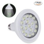 TIMI Lighting LED Grow Light Bulb 18W, Plant Grow Lights for Indoor Plants, Grow Lamp for Hydroponics Greenhouse Organic, Vegetables, Flowering, E26 Socket, Non-Dimmable Cool White 8000K