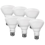 LE 6 Pack 75W Incandescent Equivalent, 15W Dimmable BR30 E26 LED Bulbs, Recessed Can Lights, 1100lm, Daylight White, 5000K, 110° Flood Beam