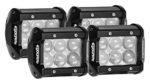 Led Light Pods, Eyourlife Fish Eye 18W 4D Lens Spot Beam Off Road Work Light Bar With Waterproof For Jeep Atv Utv Driving Headlight Pods Spot 4Pcs.