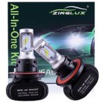 ZX1 H13 9008 8000LM LED High Low Dual Beam Headlight Conversion Kit,High Low Beam in One Bulb,for Replacing Halogen Headlamp All-in-One Conversion Kits,CSP Tech,6500K Xenon White,Fanless design,1 Pair