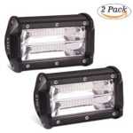 XYH 5INCH 72W 10800Lumens Two rows Led Light Bar Modified off-road lights roof light bar,Trucks, forklifts roof light bar,3Years Warranty.