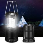 New Camping Lantern Portable Collapsible 30 LED Hiking Night Light Lamp Flashlights